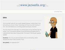 Tablet Screenshot of jezwells.org